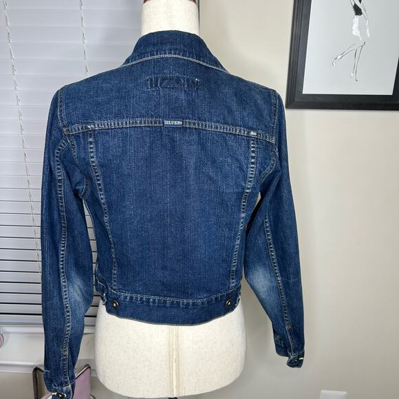 Silver Clothing Company Jean Jacket Size Small Petite Made in Canada - Picture 6 of 12